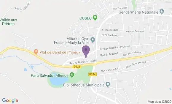 Localisation Société Générale Agence de Fosses