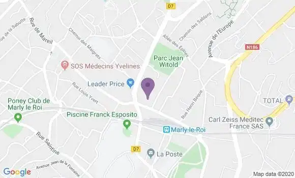 Localisation Société Générale Agence de Marly le Roi Fontenelle