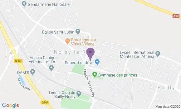 Localisation Société Générale Agence de Noisy le Roi