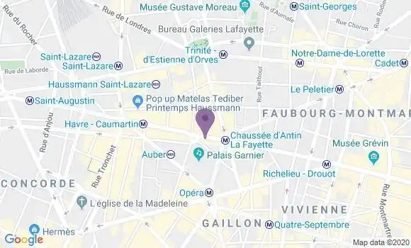 Localisation Société Générale Agence de Paris Agence Centrale
