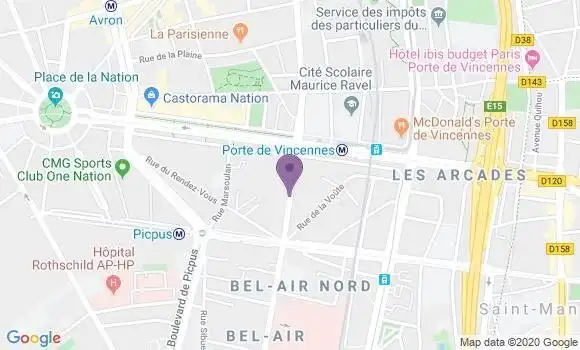 Localisation Société Générale Agence de Paris Arnold Netter