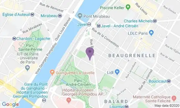 Localisation Société Générale Agence de Paris Balard