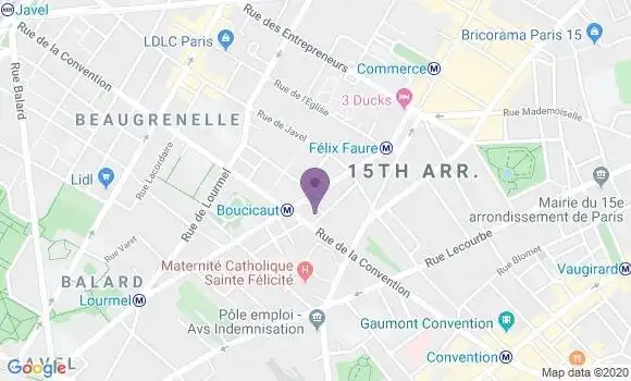 Localisation Société Générale Agence de Paris Felix Faure
