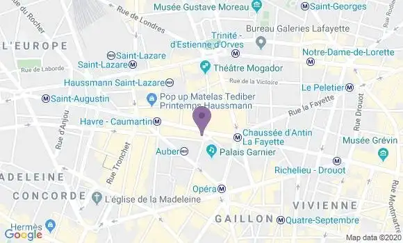 Localisation Société Générale Agence de Paris Privinter