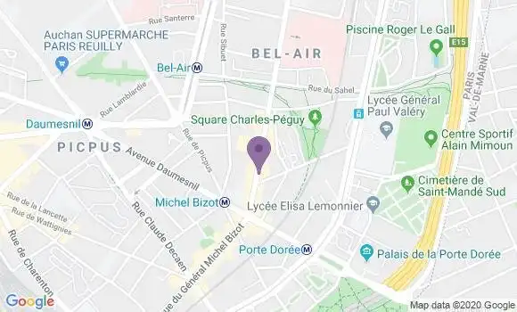 Localisation Société Générale Agence de Paris Rottembourg