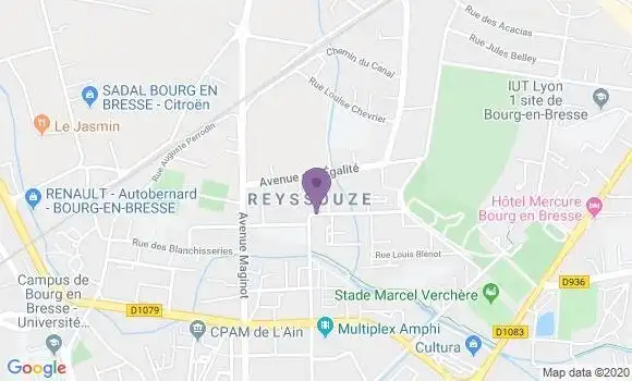 Localisation Caisse d