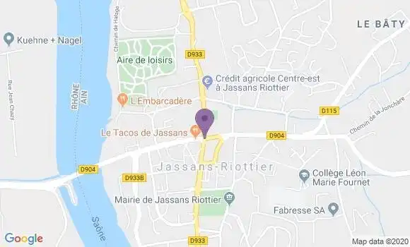 Localisation Caisse d