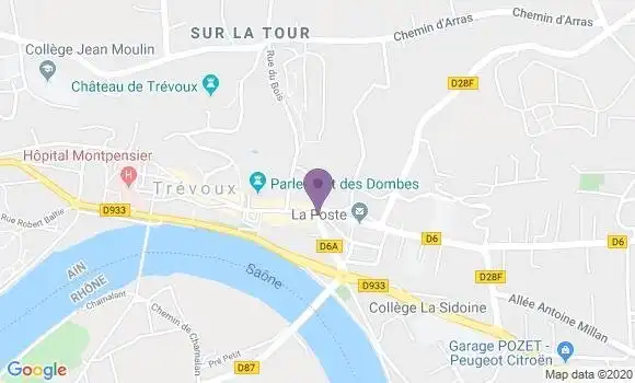 Localisation Caisse d