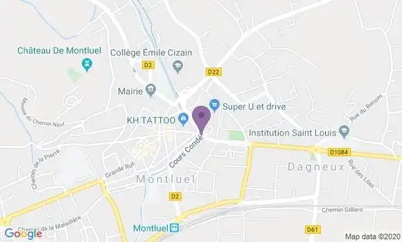 Localisation Caisse d