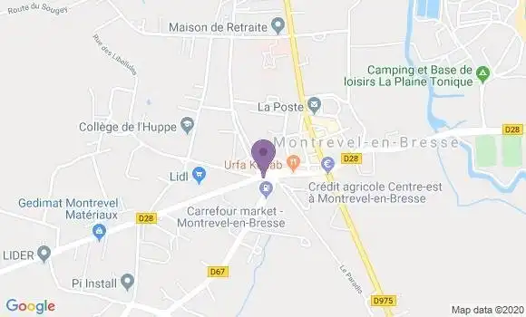 Localisation Caisse d
