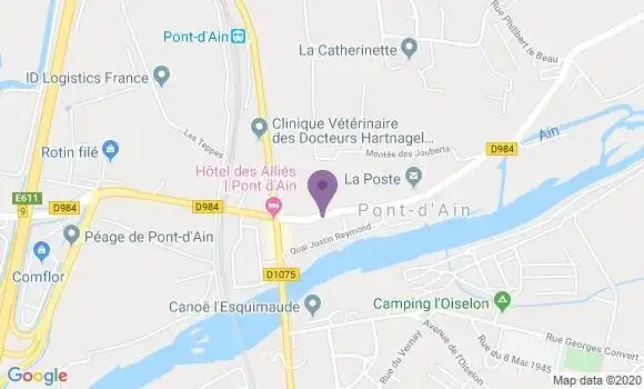 Localisation Caisse d