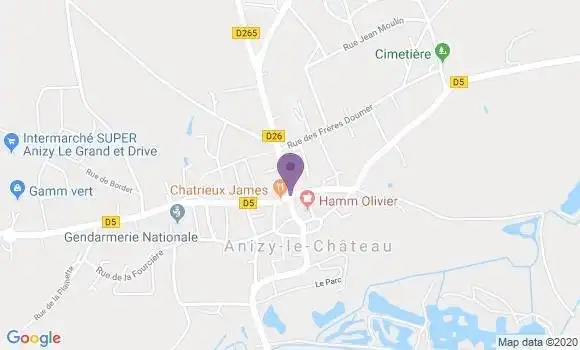 Localisation Caisse d