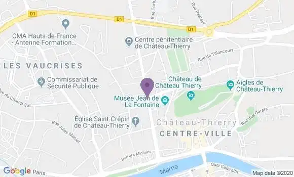 Localisation Caisse d