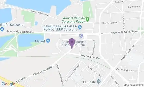 Localisation Caisse d