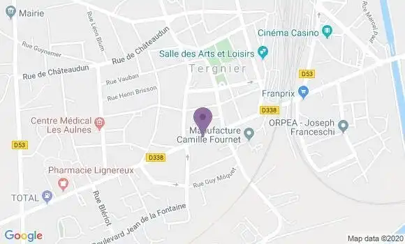 Localisation Caisse d