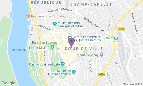 Localisation Caisse d