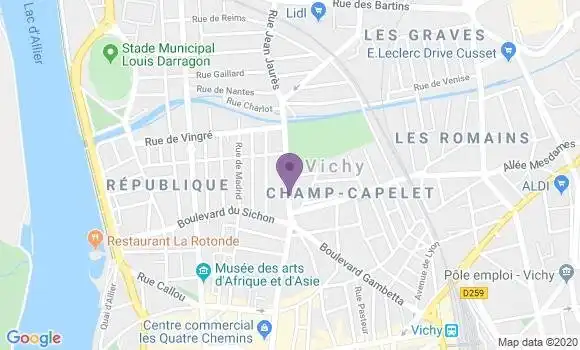 Localisation Caisse d