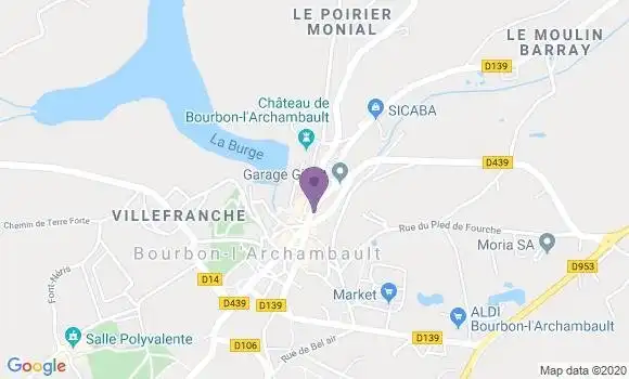 Localisation Caisse d