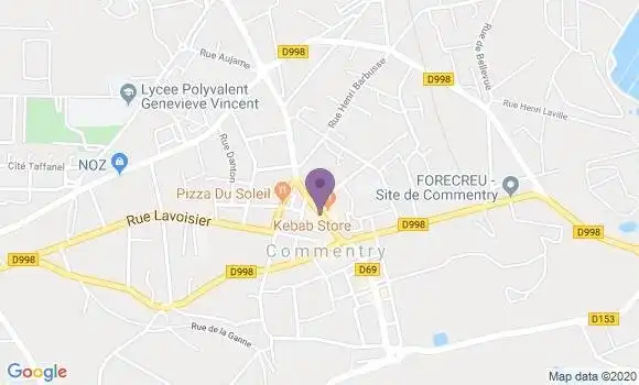 Localisation Caisse d