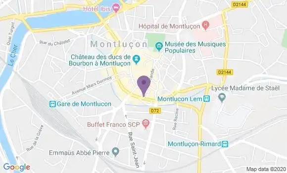 Localisation Caisse d
