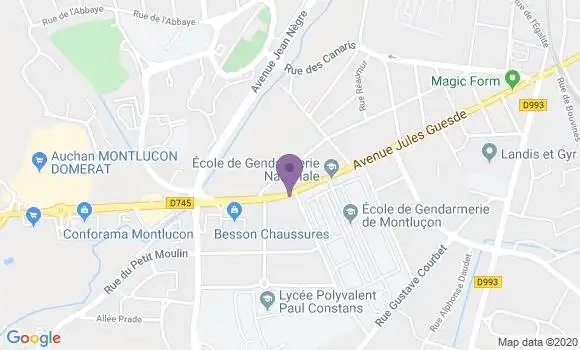 Localisation Caisse d