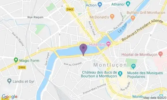 Localisation Caisse d