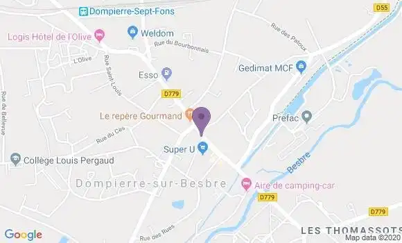 Localisation Caisse d