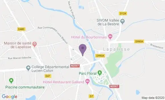 Localisation Caisse d