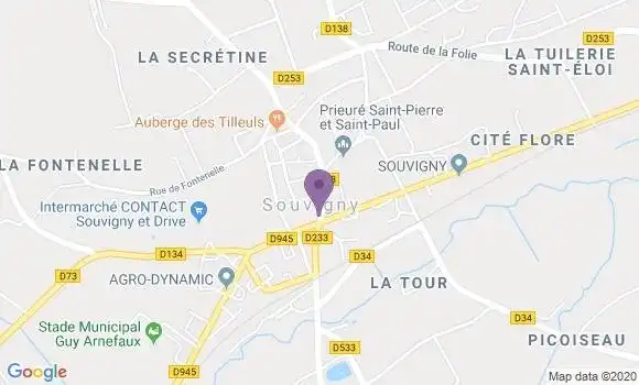Localisation Caisse d