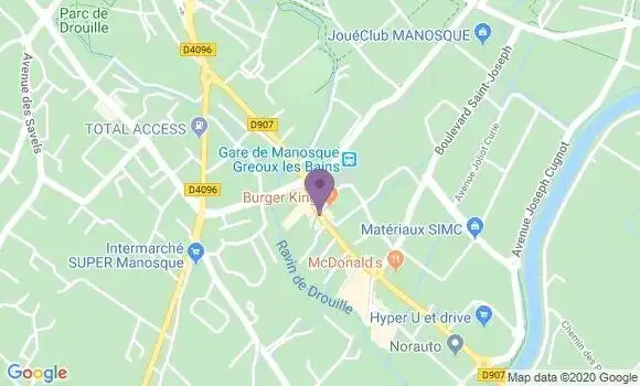 Localisation Caisse d