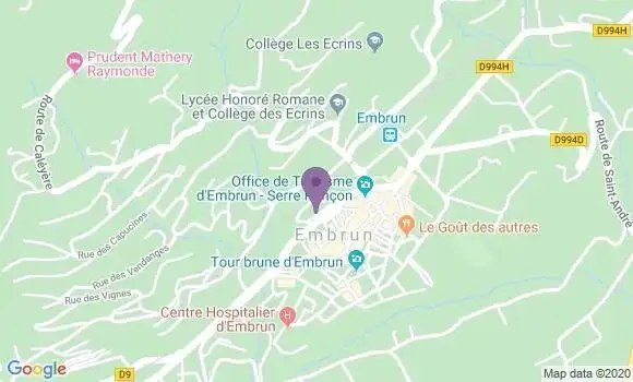 Localisation Caisse d