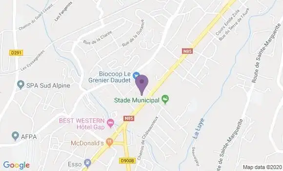 Localisation Caisse d