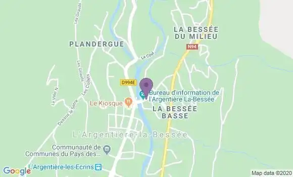 Localisation Caisse d