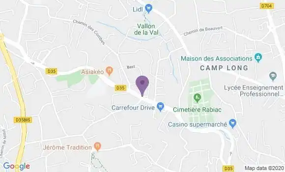 Localisation Caisse d