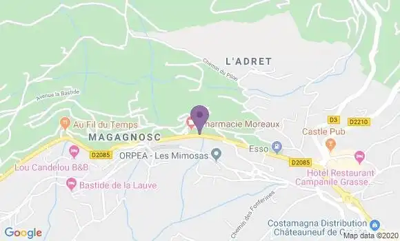 Localisation Caisse d