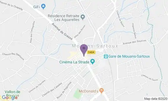 Localisation Caisse d