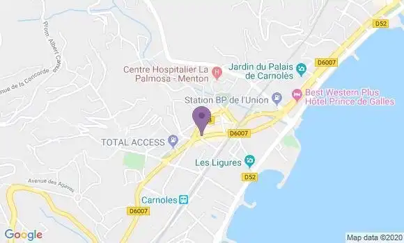 Localisation Caisse d