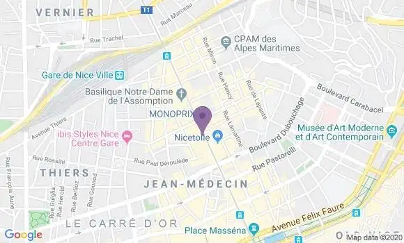 Localisation Caisse d