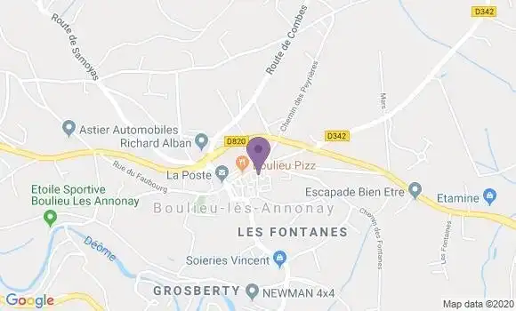 Localisation Caisse d