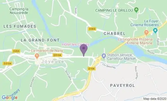 Localisation Caisse d