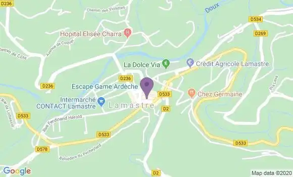 Localisation Caisse d
