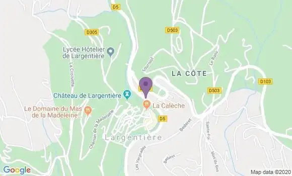 Localisation Caisse d