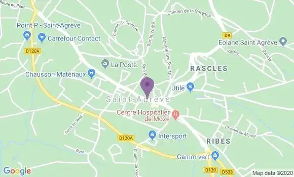 Localisation Caisse d