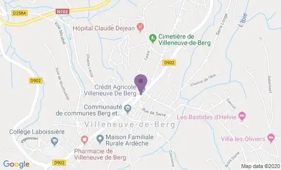 Localisation Caisse d