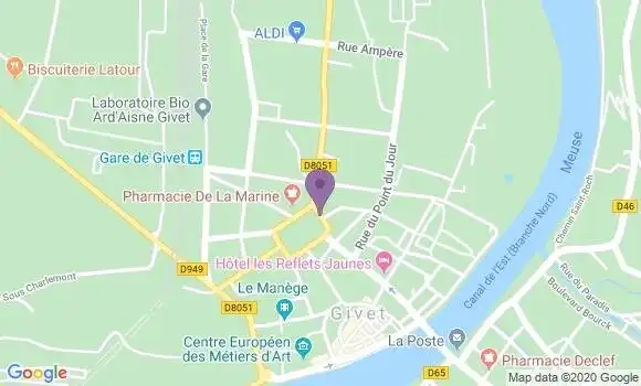 Localisation Caisse d