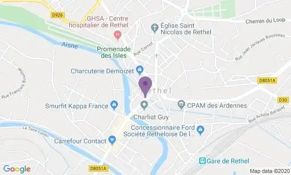 Localisation Caisse d
