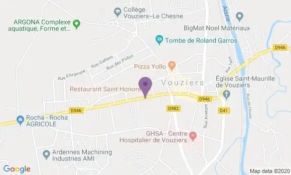 Localisation Caisse d