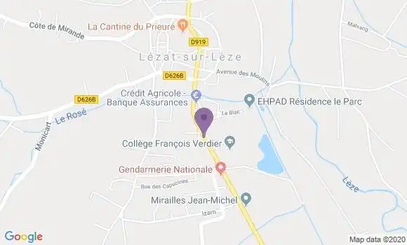 Localisation Caisse d