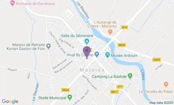 Localisation Caisse d