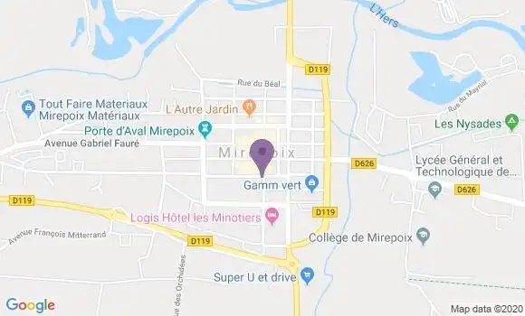 Localisation Caisse d